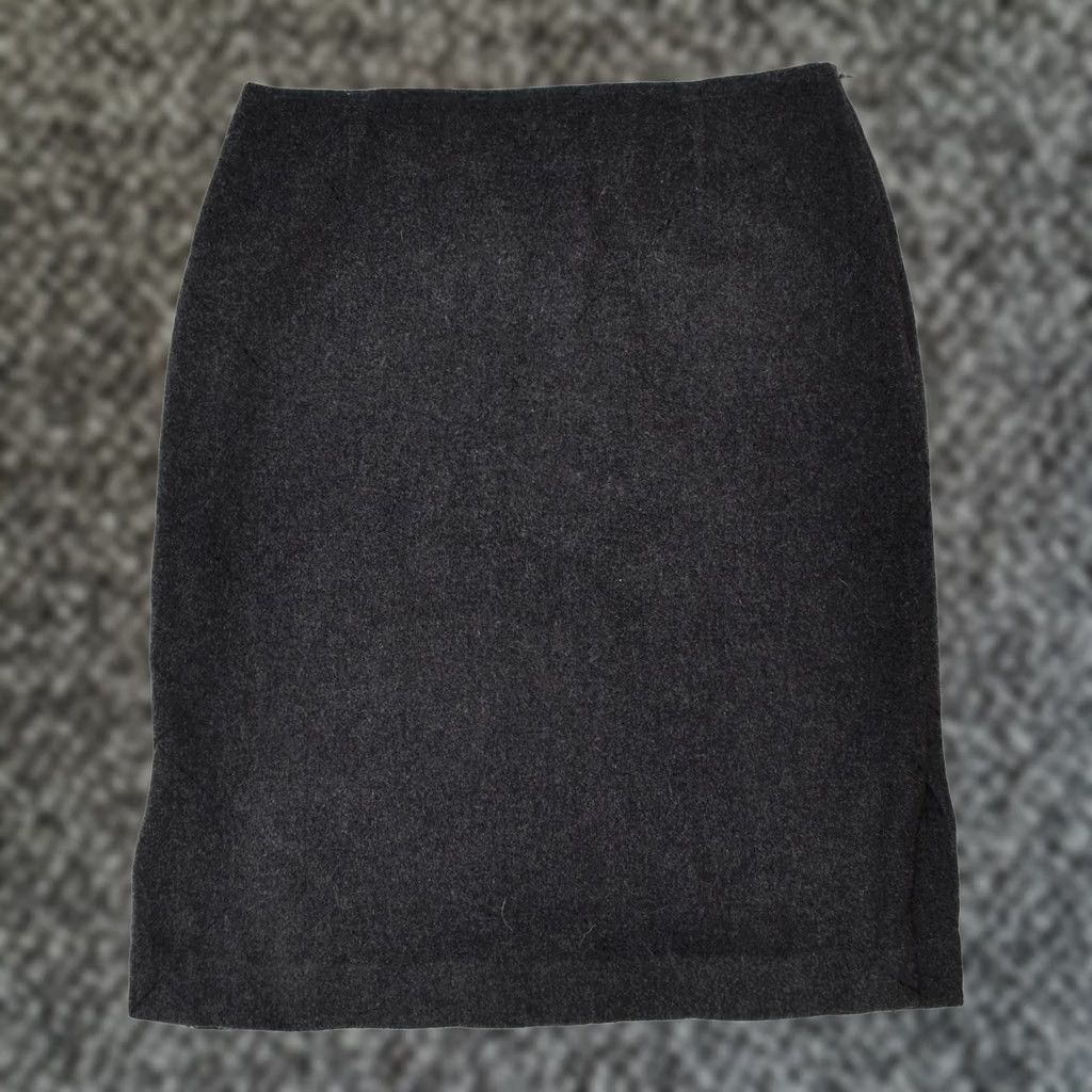 Vintage VINTAGE CASUAL CORNER Womens Straight Skirt Black Check New Wool US 4 Small W26 Size 28" / US 6 / IT 42 - 1 Thumbnail