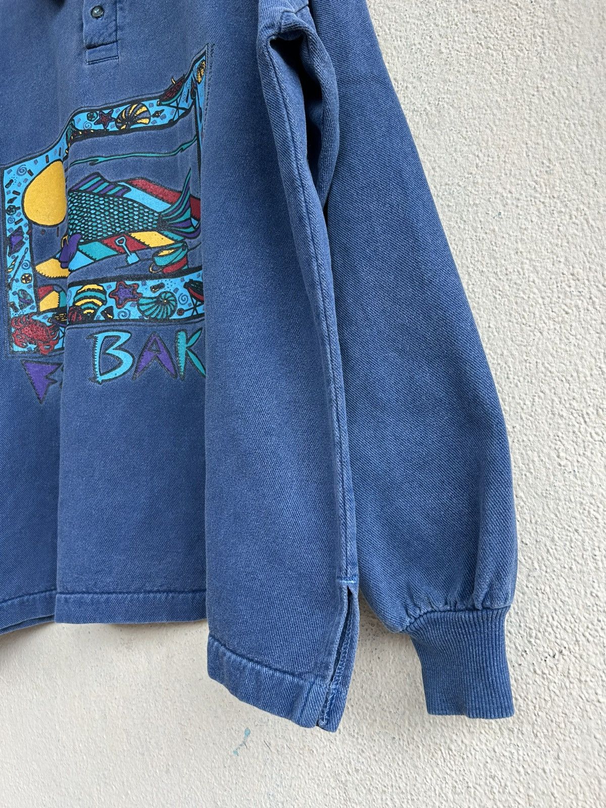 Habitat × Vintage × Wek Vintage Wek Fish Bake Sweatshirt Size US L / EU 52-54 / 3 - 7 Thumbnail