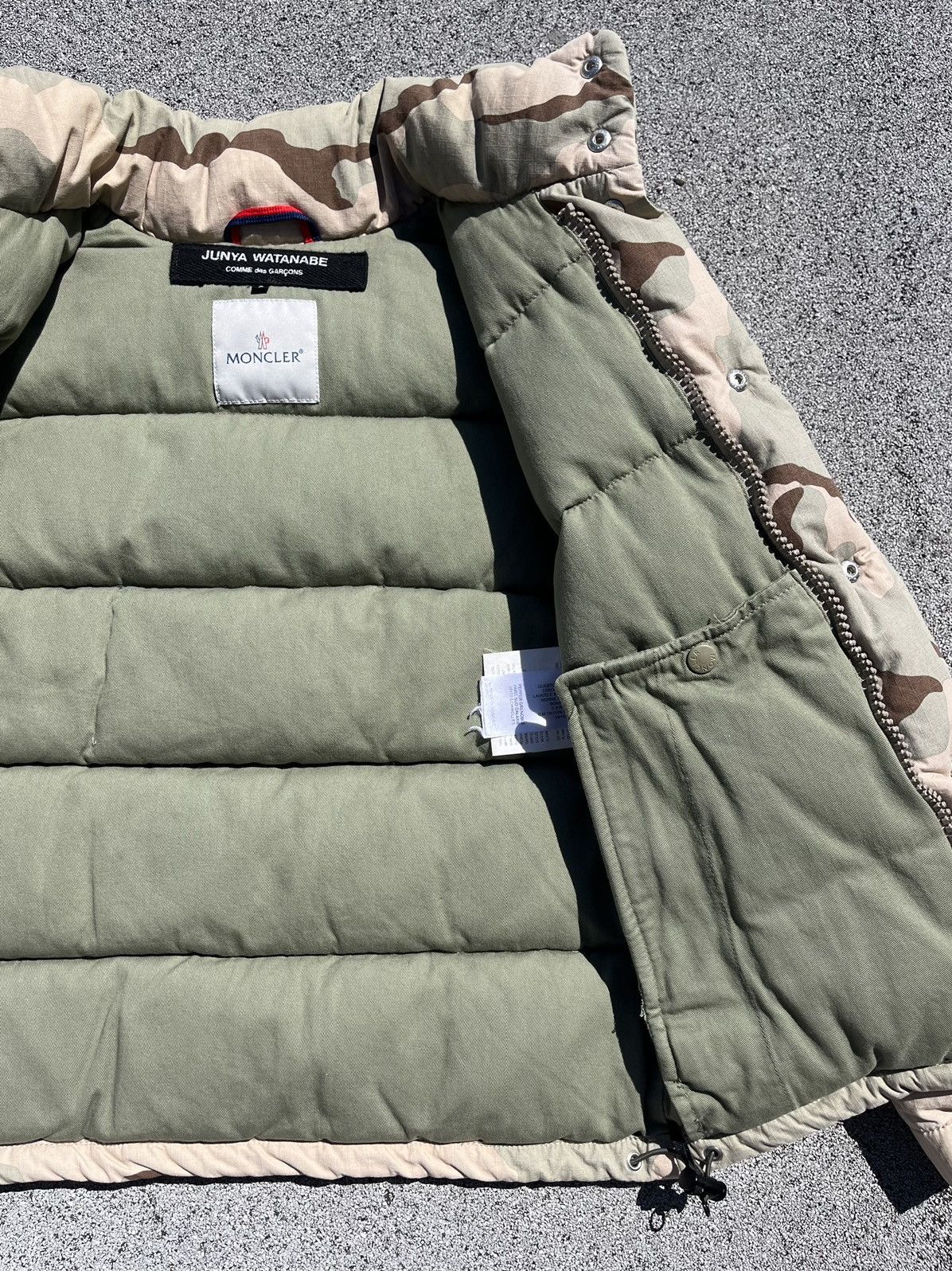Junya Watanabe × Moncler AD2006 CDG Junya Watanabe X Moncler Camo Puffer Down Jacket Size US S / EU 44-46 / 1 - 8 Thumbnail