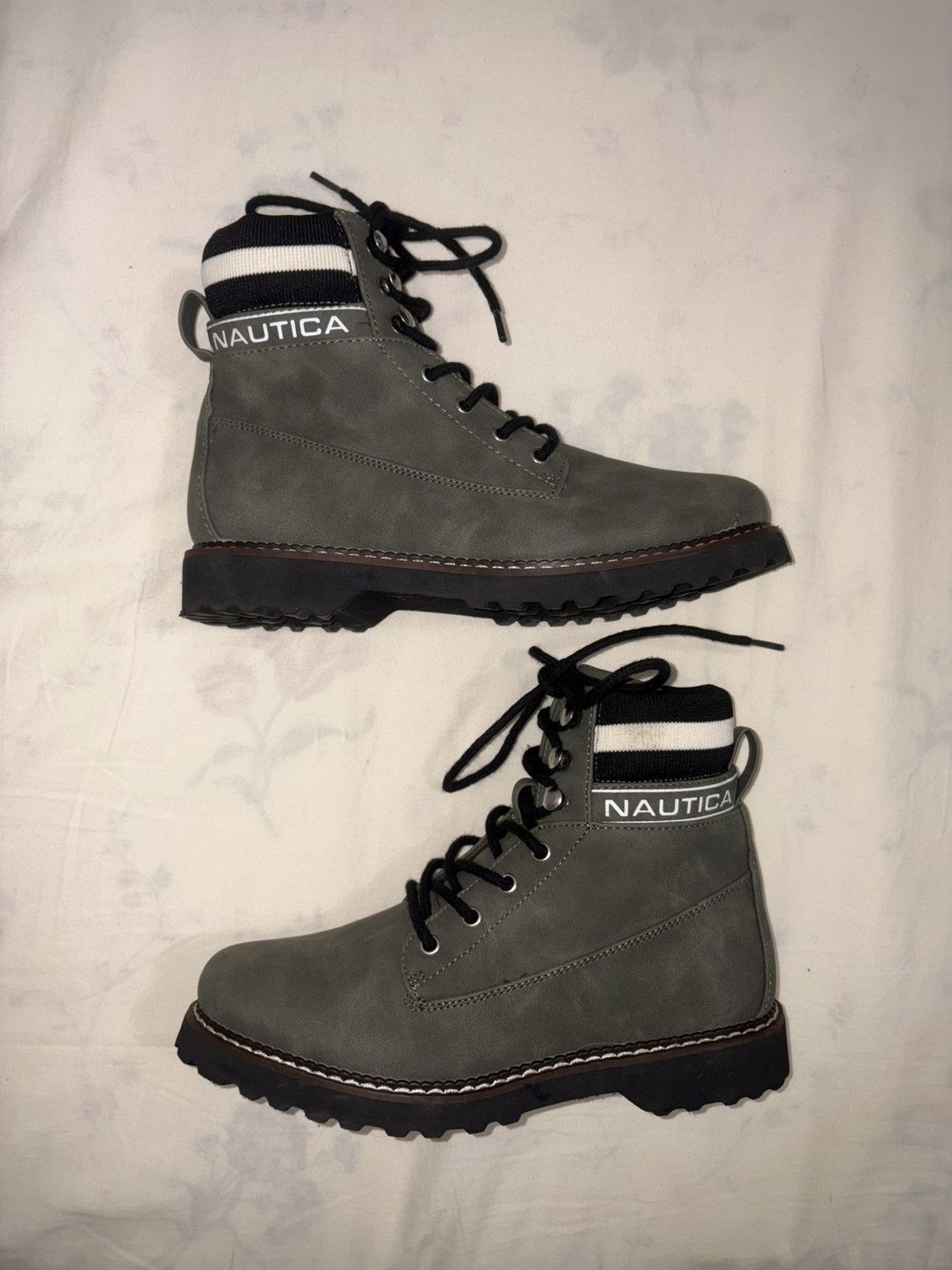 Nautica Nautica Women's Galiah Narrow Calf Combat Boot Sz 7.5 Size US 7.5 / IT 37.5 - 3 Thumbnail