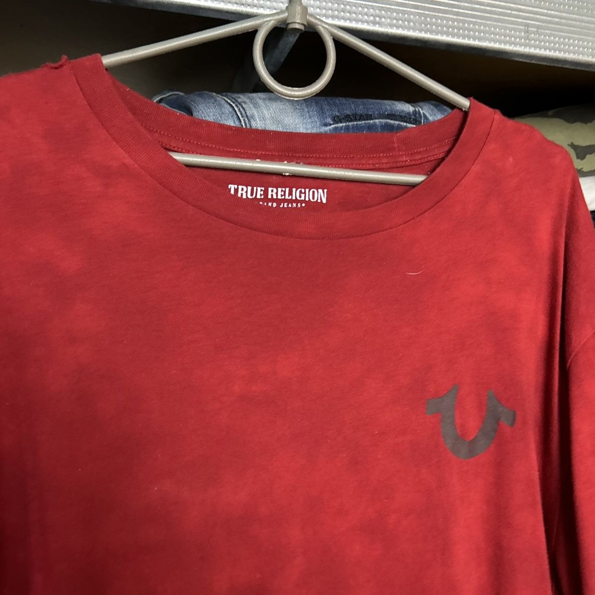 True Religion Mens True Religion Big logo Japanese streetwear tee size XL Size US XL / EU 56 / 4 - 7 Thumbnail