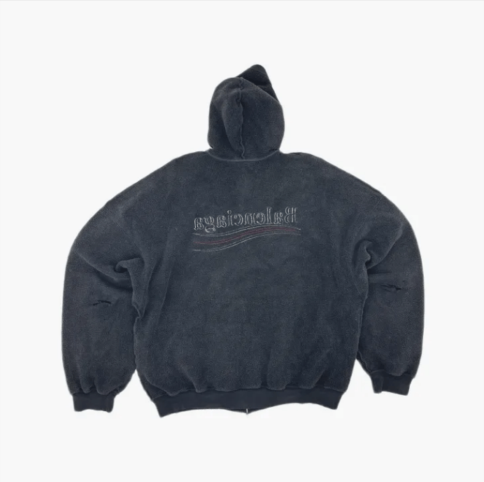 Balenciaga Balenciaga casual long-sleeved hooded sweater Size US XXL / EU 58 / 5 - 2 Thumbnail