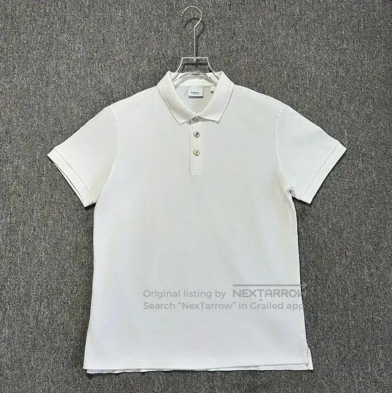 Burberry Burberry White Cotton Short Sleeve Polo Shirt. Size US L / EU 52-54 / 3 - 1 Thumbnail