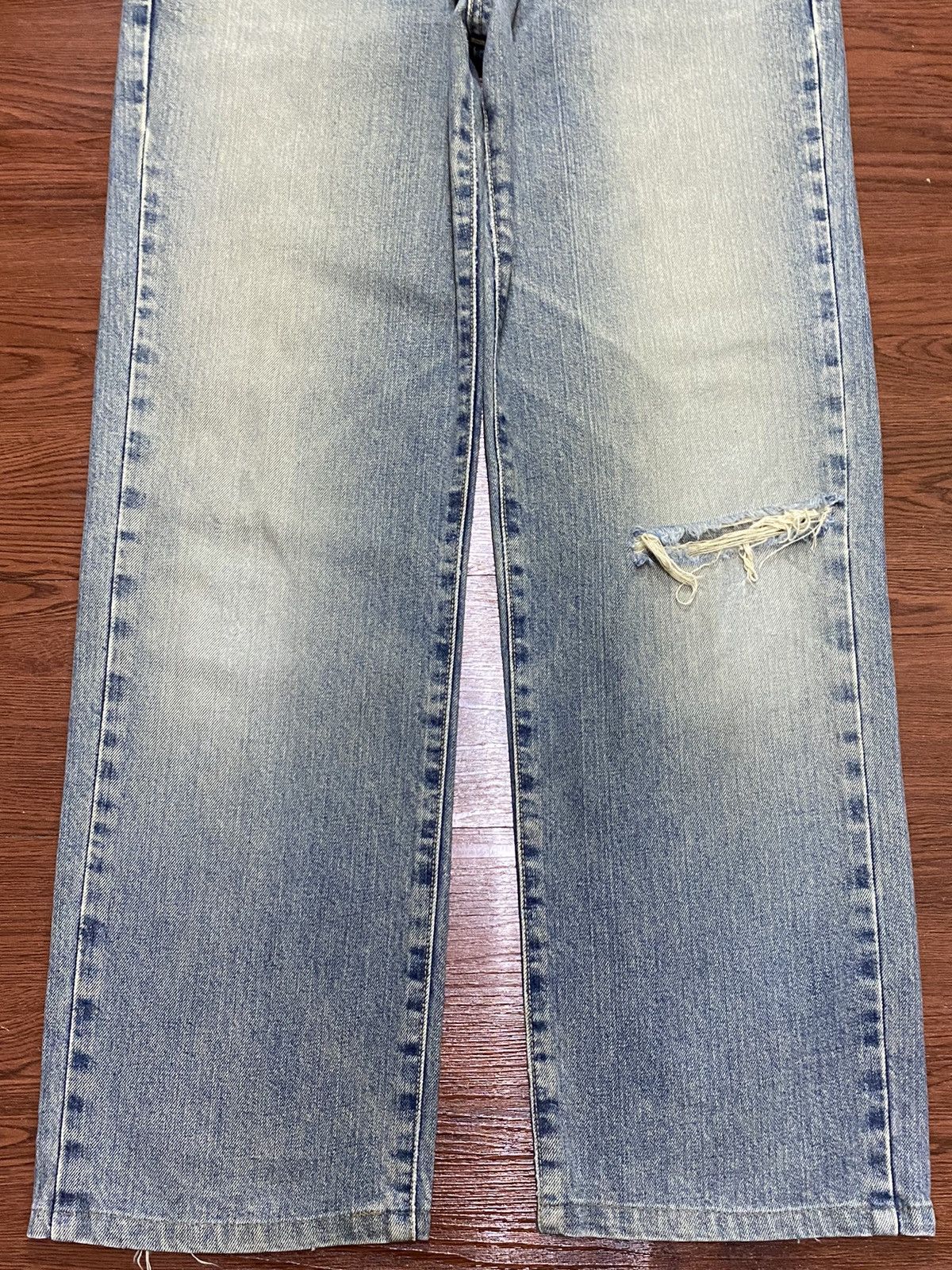 Edwin Vintage Edwin US Classic Faded Wash Distressed Loose Jeans Size US 32 / EU 48 - 5 Thumbnail