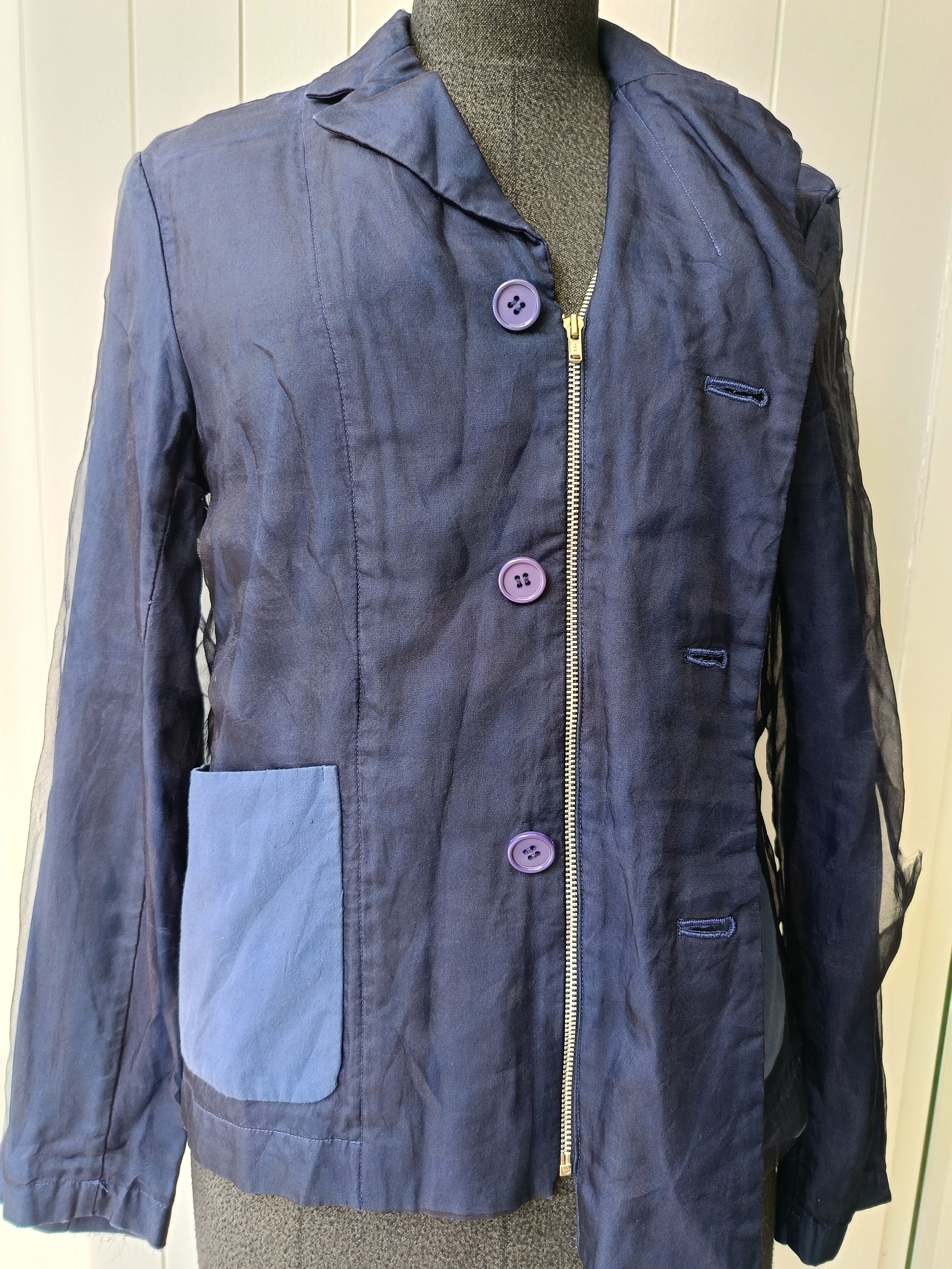 Comme des Garcons × Tricot Comme des Garcons Comme des garcons Tricot Japan AD1999 90s blazer coat jacket Size S / US 4 / IT 40 - 7 Thumbnail