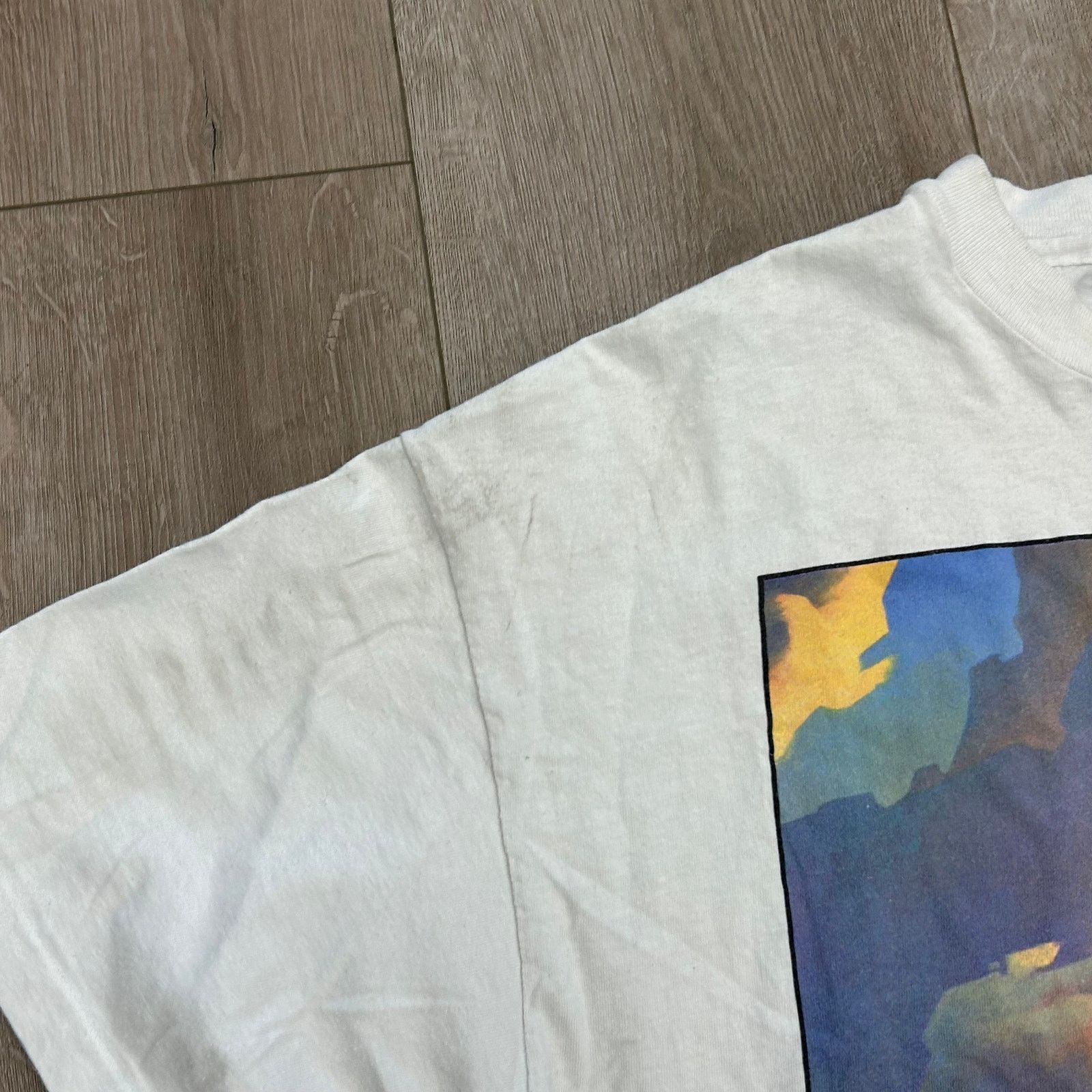 Vintage Vintage 1992 Ed Mell Storm at Dusk / Lake Powell Art Tee Size US XL / EU 56 / 4 - 4 Thumbnail
