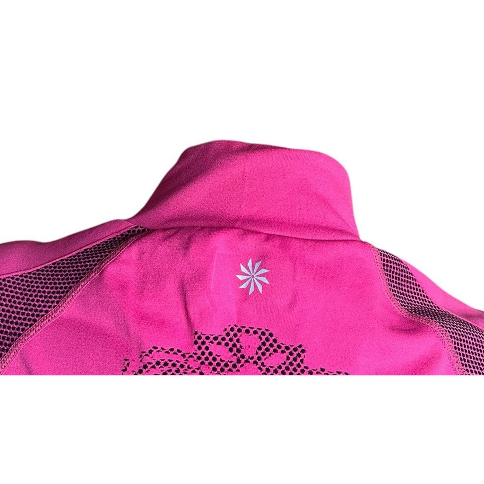 Athleta Athleta Pink Ombre Twist 1/4 Zip Thumbhole Activewear Top XL Size XL / US 12-14 / IT 48-50 - 7 Thumbnail