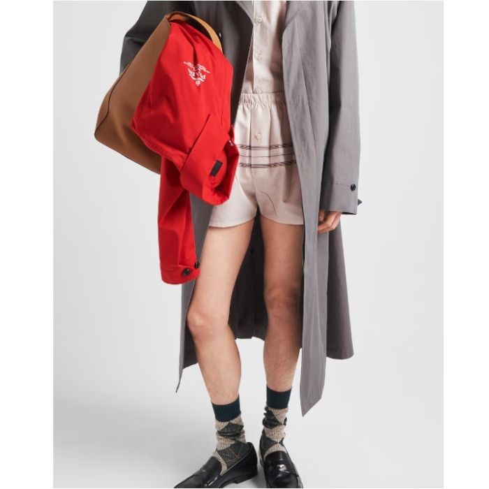 Prada o1bcso1str1025 Batista Check Cotton Boxer Shorts Multicolor Size US 32 / EU 48 - 5 Thumbnail