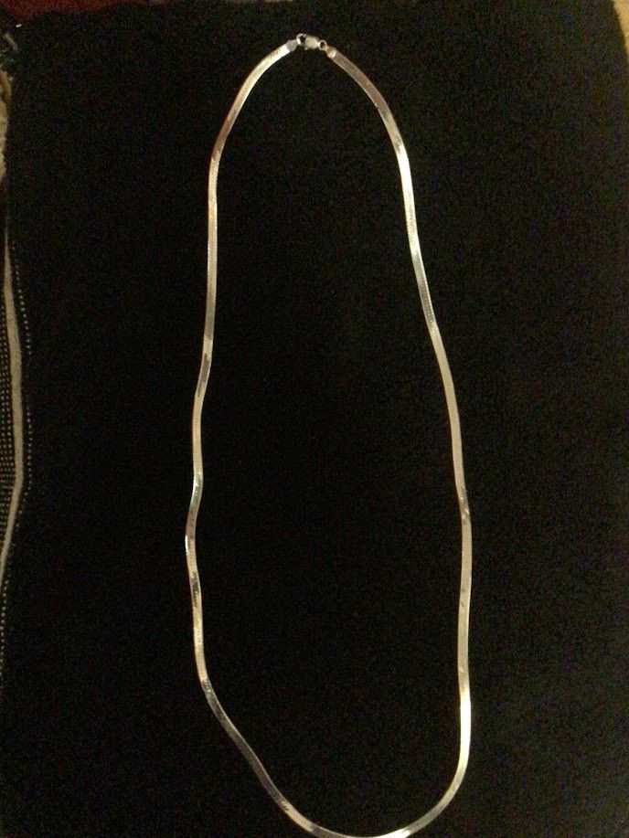 Other mens 925 sterling silver herringbone necklace Size ONE SIZE - 1 Thumbnail