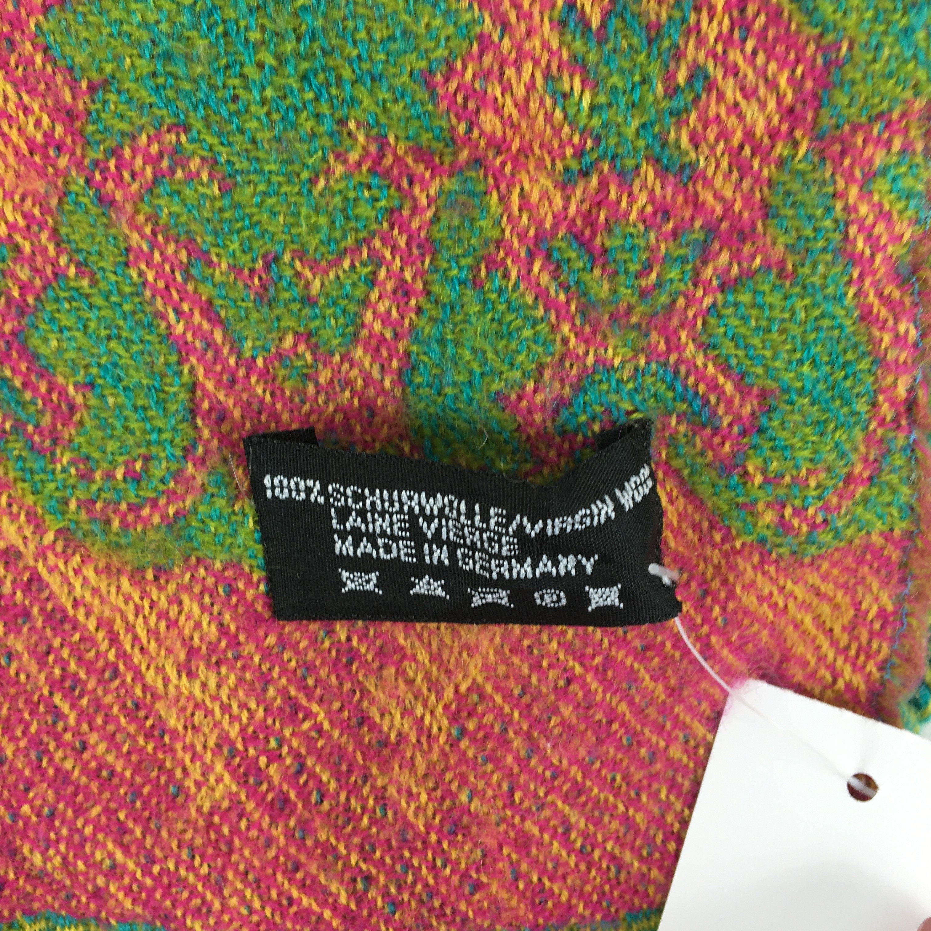 Japanese Brand × Vintage Vintage Multicolour Scarf Muffler Wool Cashmere Scarves Size ONE SIZE - 3 Thumbnail