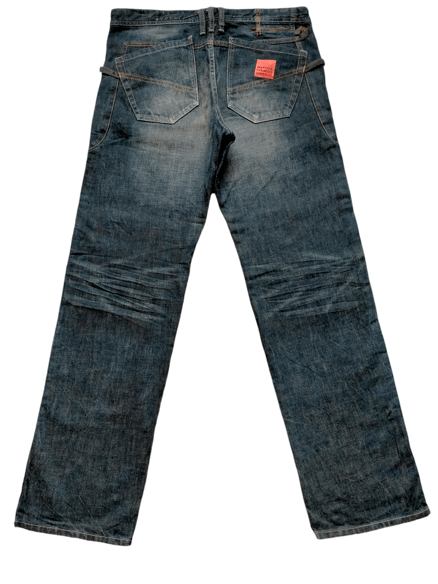 Marithe + Francois Girbaud Marithe Francois Girbaud Denim Jeans Pants Size US 32 / EU 48 - 2 Thumbnail