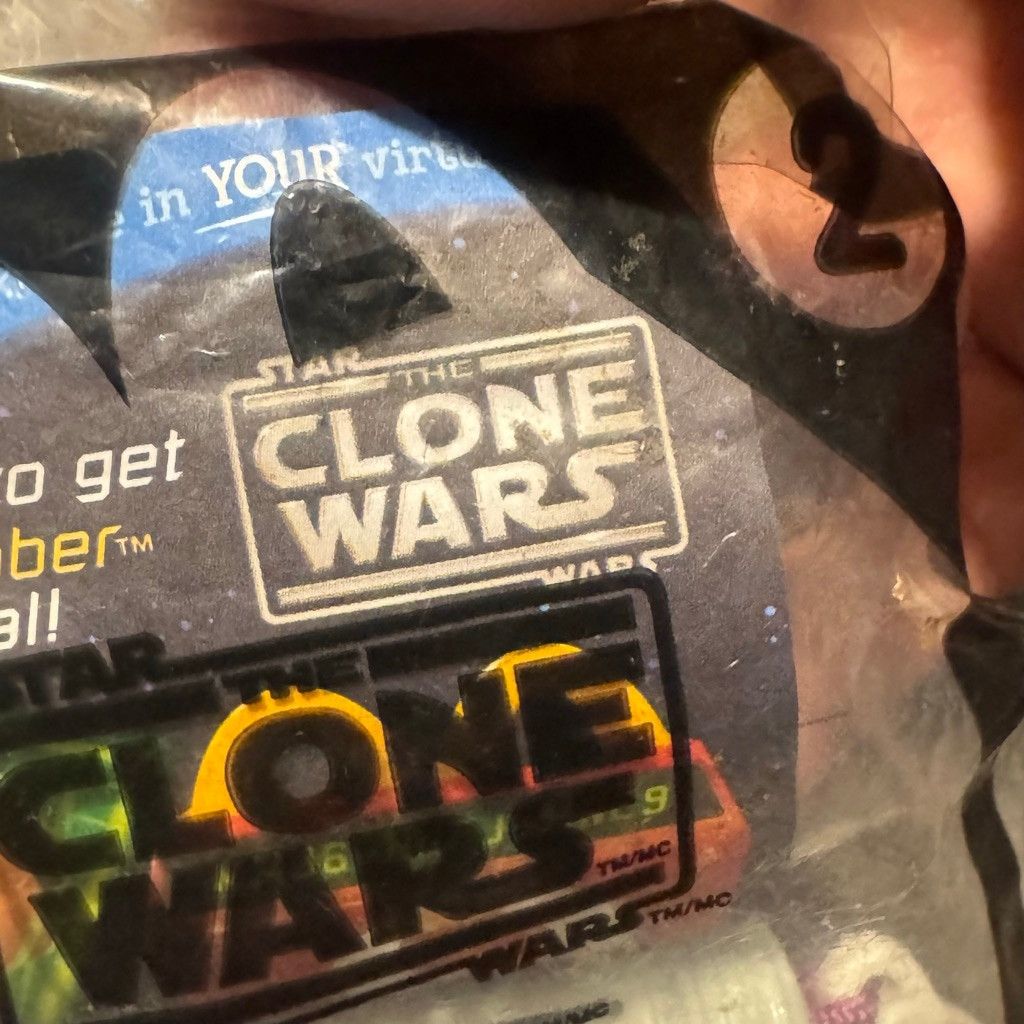 Other McDonald's Star Wars Clone Wars Mace Windu Lightsaber Toy Size ONE SIZE - 3 Thumbnail