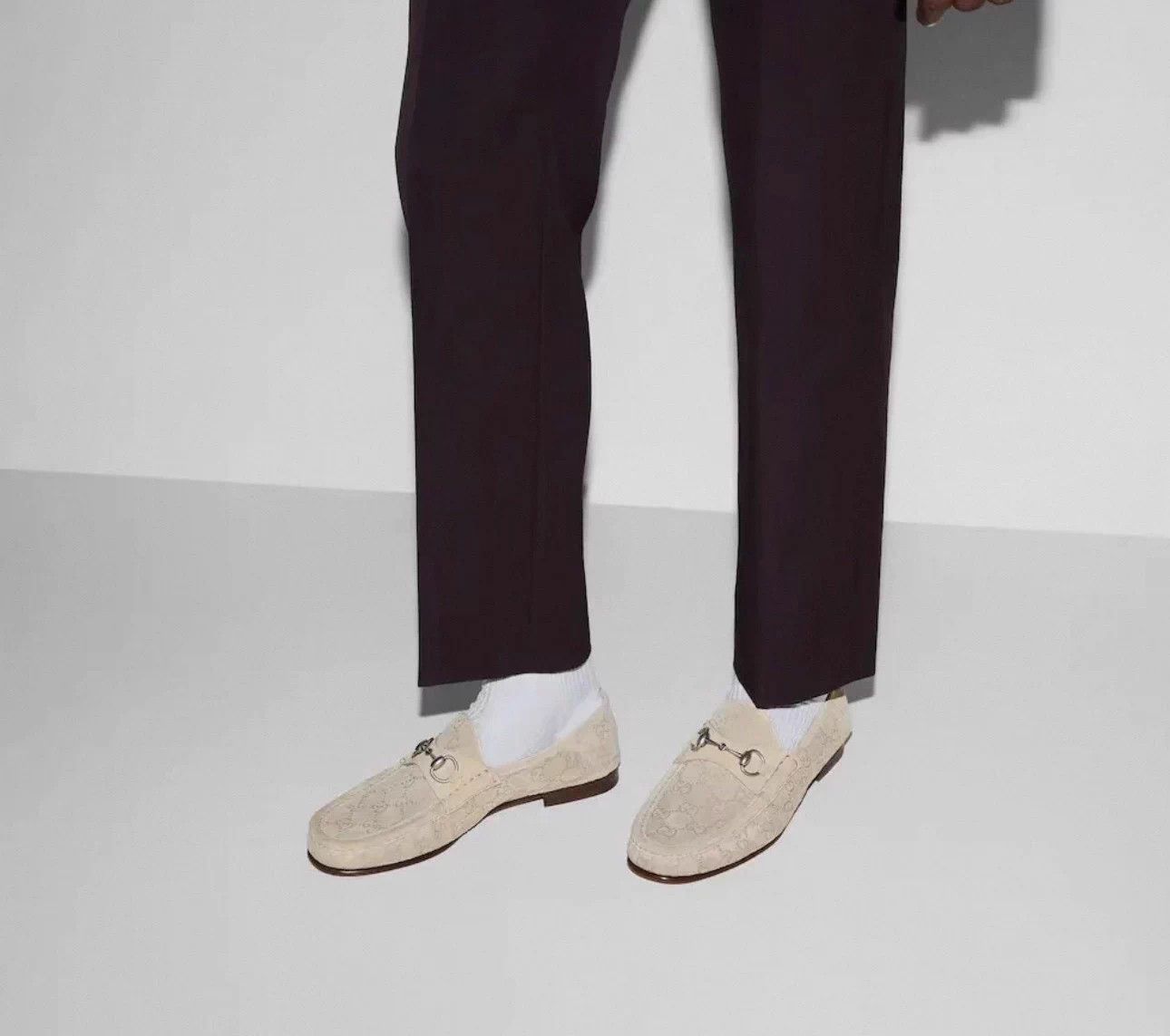 Gucci Gucci All Over Print Suede Loafer 39/5 Size US 7.5 / IT 37.5 - 2 Thumbnail