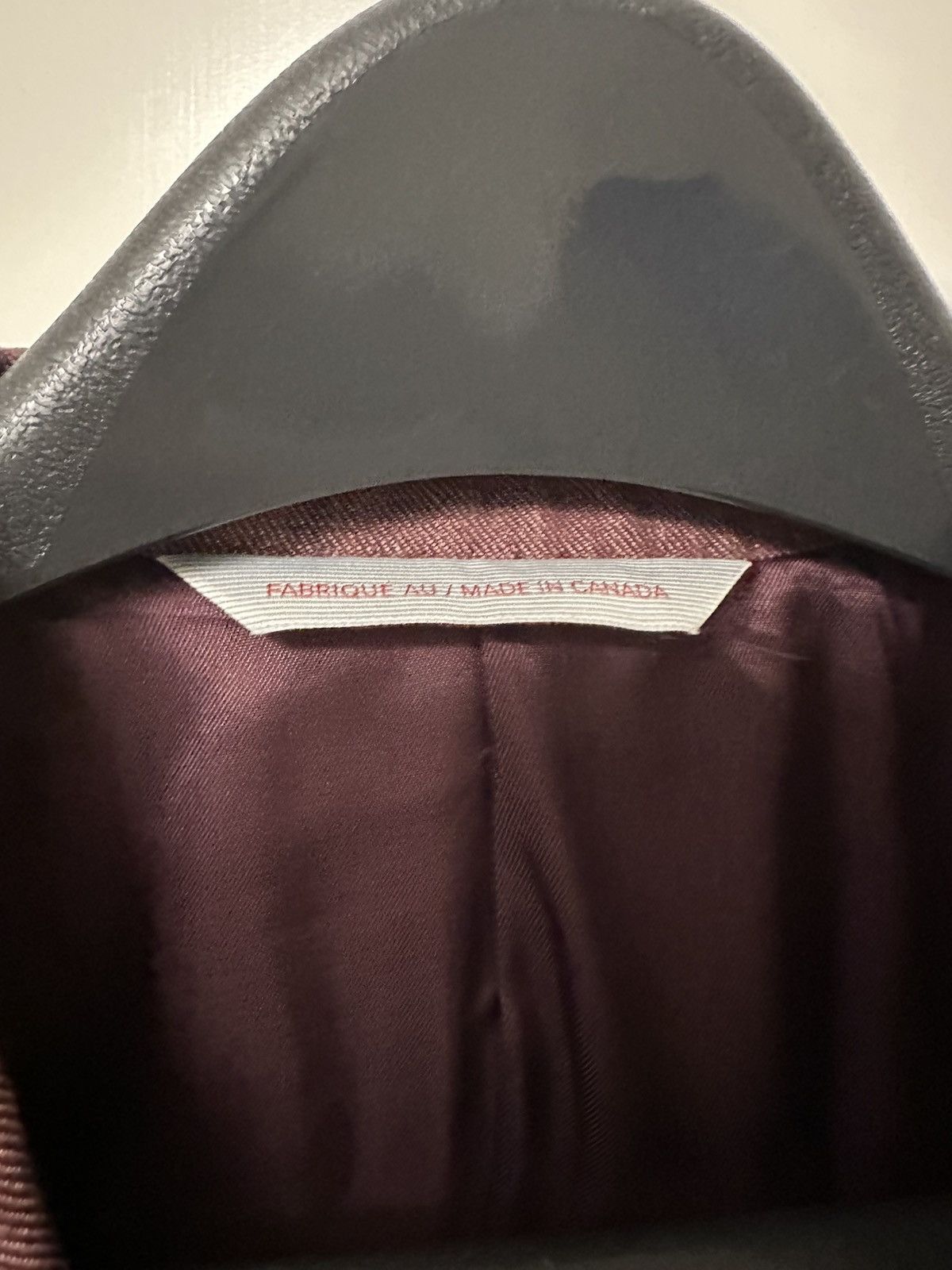 Samuelsohn NWOT Burgundy Samuelsohn Sport Coat Size 38R - 3 Thumbnail
