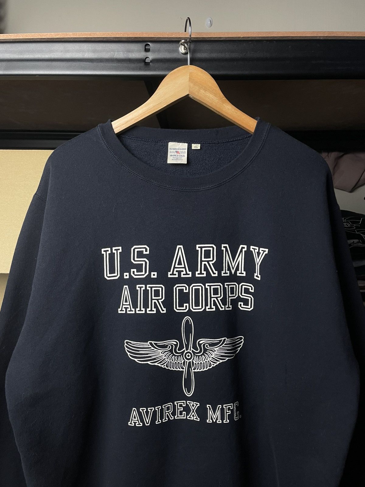 Avirex Avirex U.S. Army Air Corps crewneck sweatshirt Size US XXL / EU 58 / 5 - 2 Thumbnail