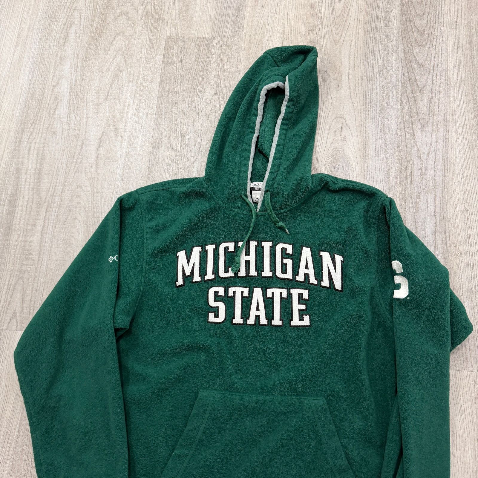 Columbia Columbia Michigan State Spartans Hoodie Men's Medium Green Size US M / EU 48-50 / 2 - 2 Thumbnail