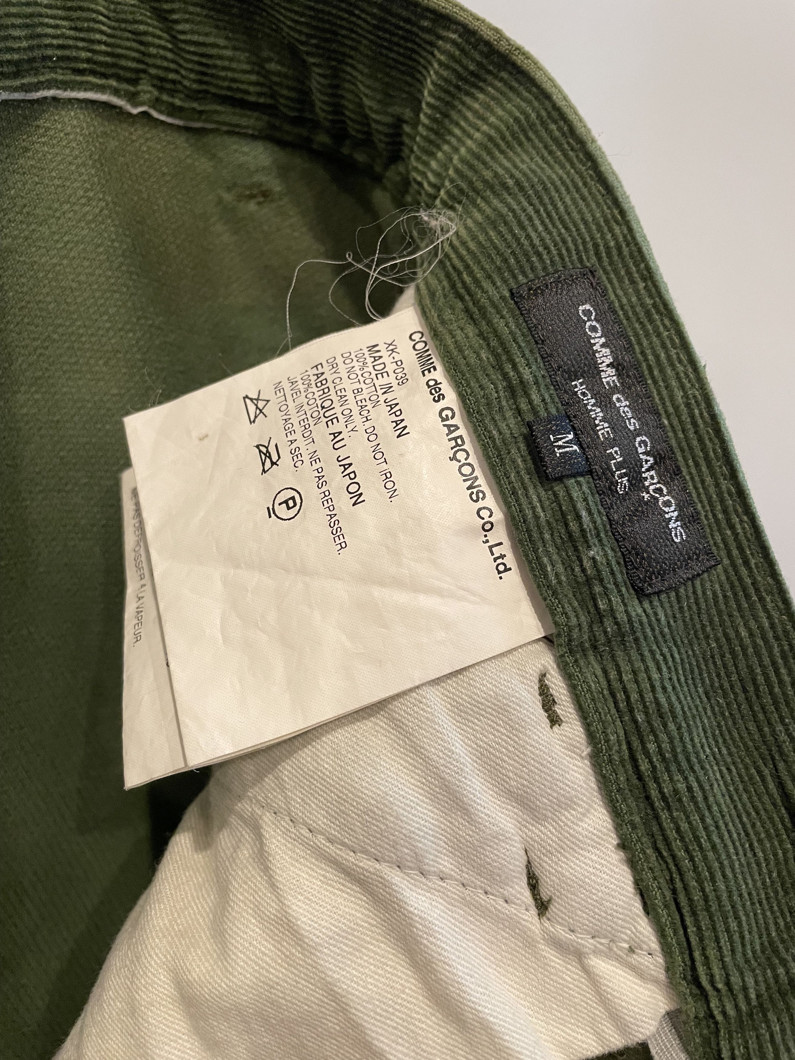 Comme des Garcons Homme Plus 2003 Dyed Corduroy Pants Size US 32 / EU 48 - 4 Thumbnail