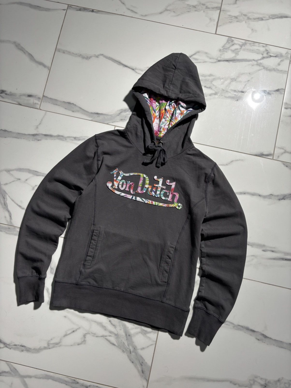 Von Dutch Y2K Von Dutch Hood Embroidered Logo Rap F ubu Style Ed Hardy Size L / US 10 / IT 46 - 2 Thumbnail