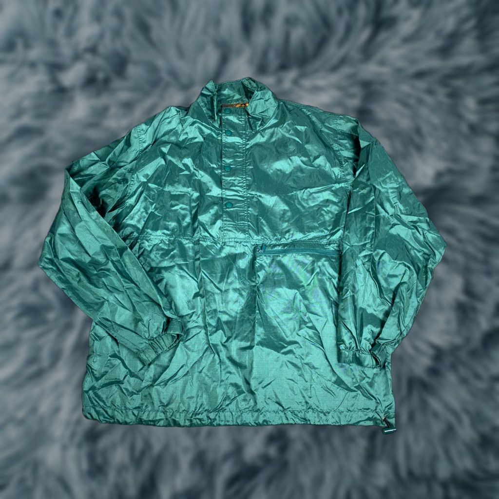 Eddie Bauer VINTAGE Eddie Bauer Windbreaker Jacket Mens M 90s Green Nylon Anorak Light, Jacket, Mens, M, Green, 90s Size US M / EU 48-50 / 2 - 1 Thumbnail
