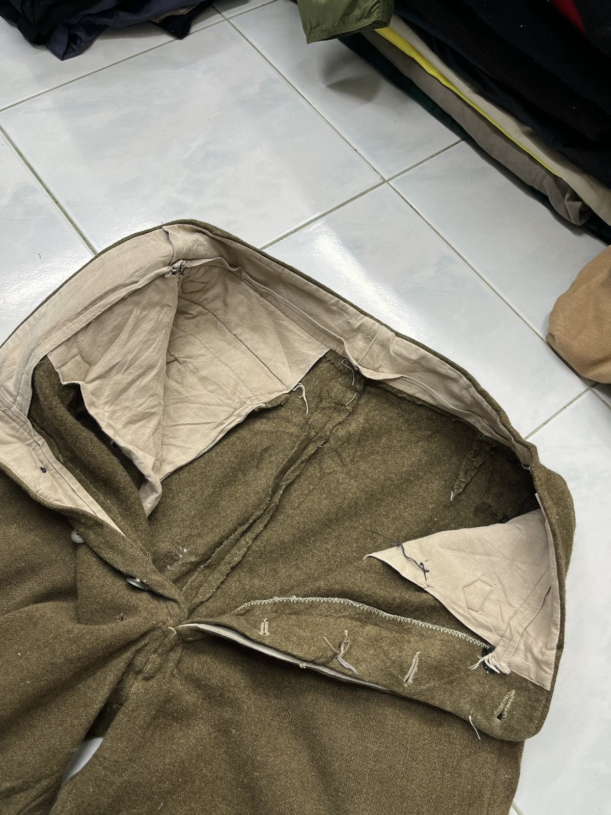 Vintage 🔥🔥🔥STEALS VTG JAPAN MILITARY WOOL PANTS Size US 29 - 12 Thumbnail