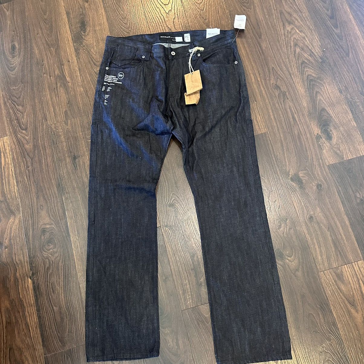 Rocawear Rocawear 38x33 black denim slim fit jeans Size US 38 / EU 54 - 1 Thumbnail