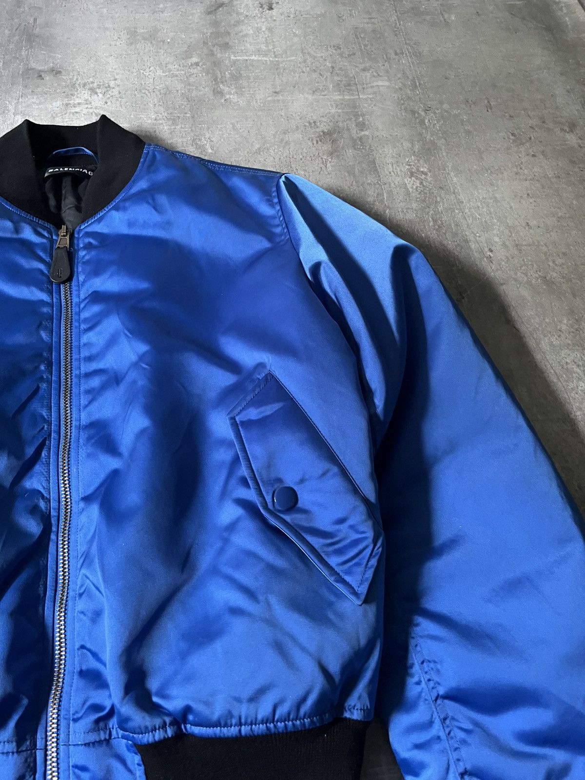 Balenciaga Balenciaga political campaign bomber jacket blue Size US M / EU 48-50 / 2 - 13 Thumbnail