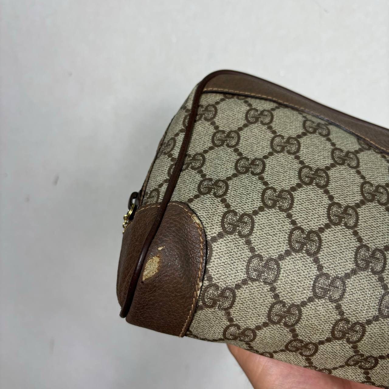 Gucci GUCCI GG PLUS SECOND CLUTCH BAG LEATHER ITALY BEIGE Size ONE SIZE - 5 Thumbnail