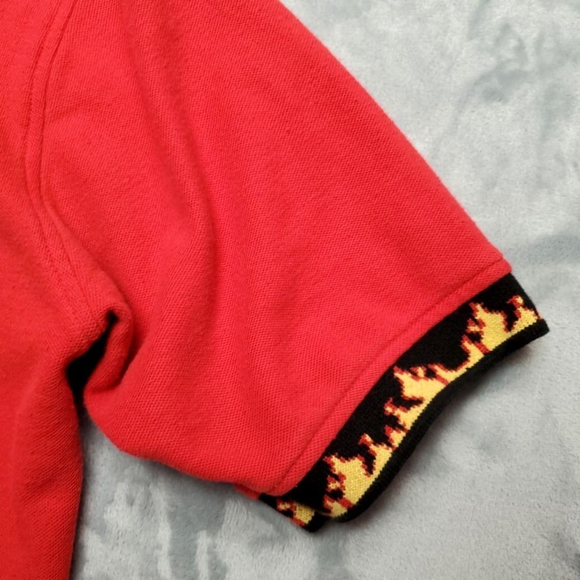 Vintage VINTAGE Chicken Coop Lounge Casino Shirt Seely Lake Montana XL Flames Collar Cuffs Size US XL / EU 56 / 4 - 4 Thumbnail