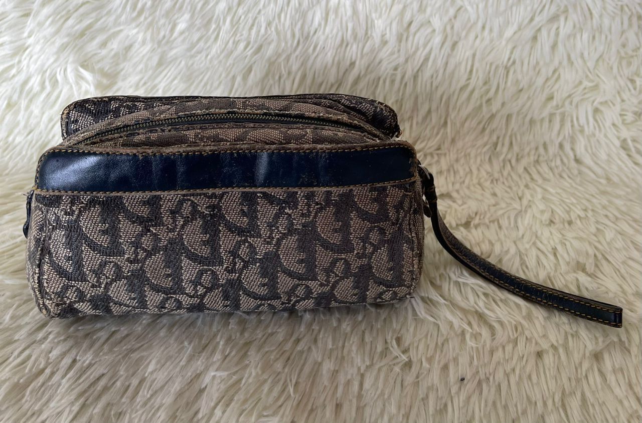 Christian Dior Monsieur × Vintage Christian Dior Trotter Toiletry Pouch Clutch Bag Size ONE SIZE - 4 Thumbnail