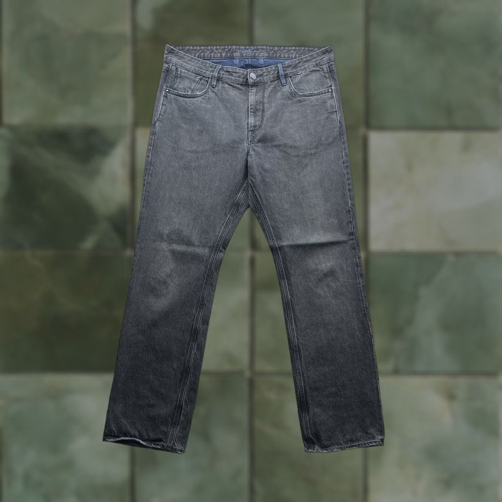 Robert Graham Robert Graham Jeans Mens 39x34 Dark Gray Straight Leg Designer Casual Jeans Size US 39 - 1 Thumbnail