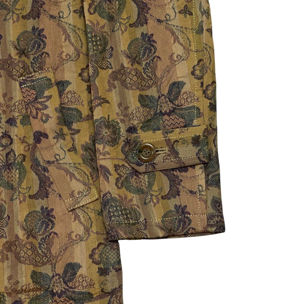 Japanese Brand Vintage Gekko Floral Patterned Long Jacket - Made in Japan Size S / US 4 / IT 40 - 9 Thumbnail