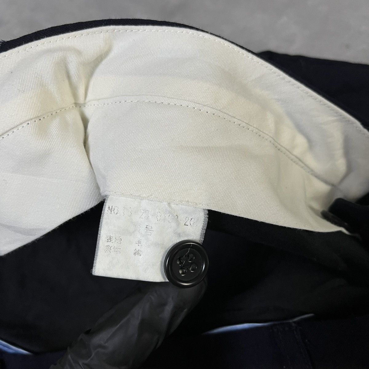 Beams Japan BEAMS BOY JAPAN NAVY WIDE LEG TROUSERS SIDE ADJUSTER PANTS Size US 27 - 4 Thumbnail