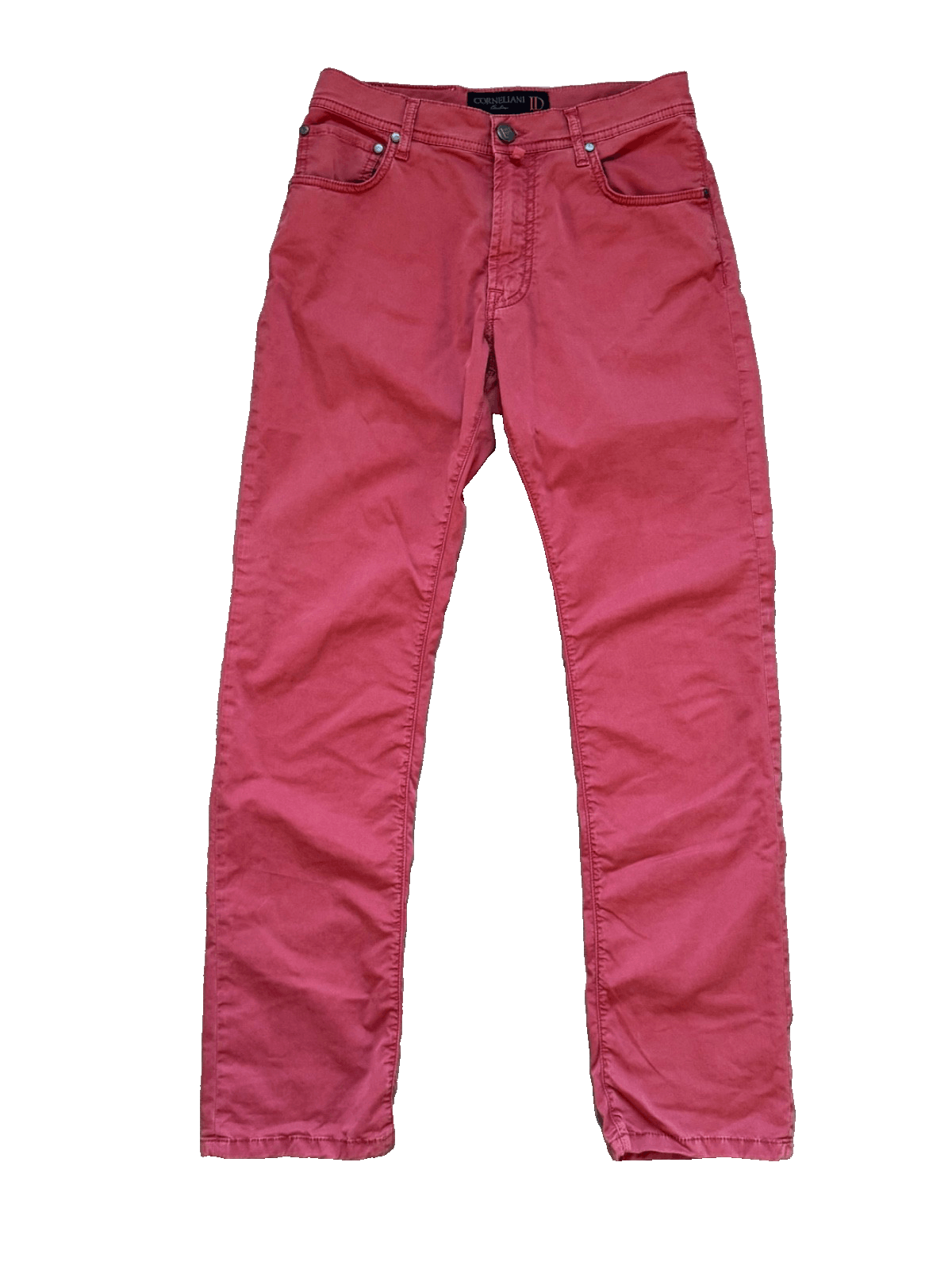 Corneliani Corneliani ID Pants Mens 30x32 Red Chino Flat Front Preppy Size US 30 / EU 46 - 1 Thumbnail