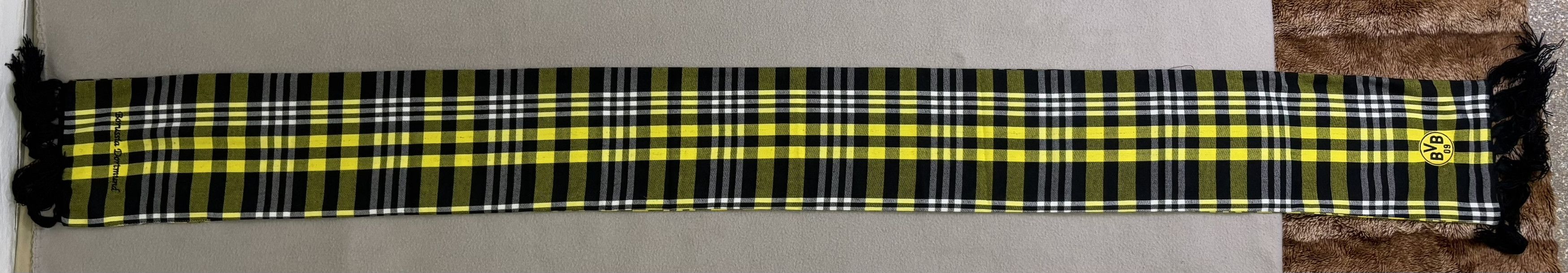 Other Borussia Dortmund Checkered Scarf Size ONE SIZE - 2 Thumbnail