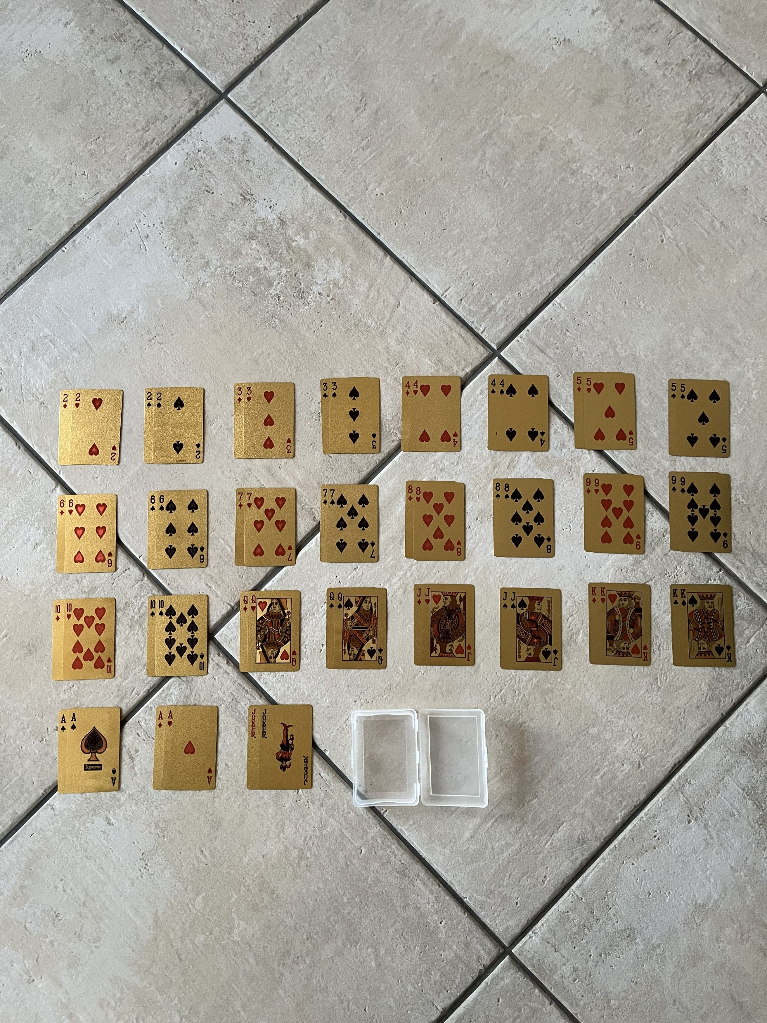 Supreme FW13 Supreme Gold Foil Deckcards Size ONE SIZE - 4 Thumbnail