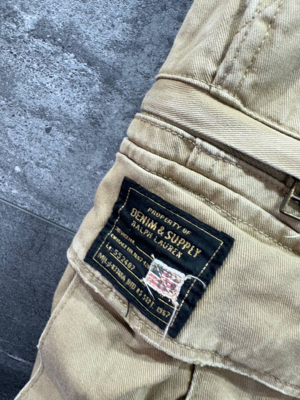 Vintage Vintage Denim And Supply Ralph Lauren Cargo Pants Military Size US 34 / EU 50 - 2 Thumbnail