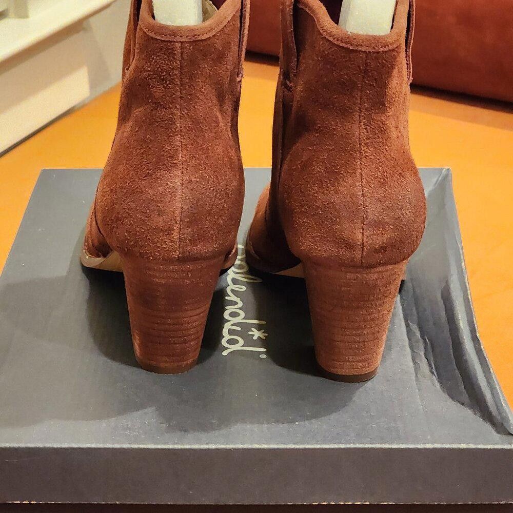 Splendid Splendid Eloise Suede Distressed Leather Bootie Raisin Color Size US 9 / IT 39 - 3 Thumbnail
