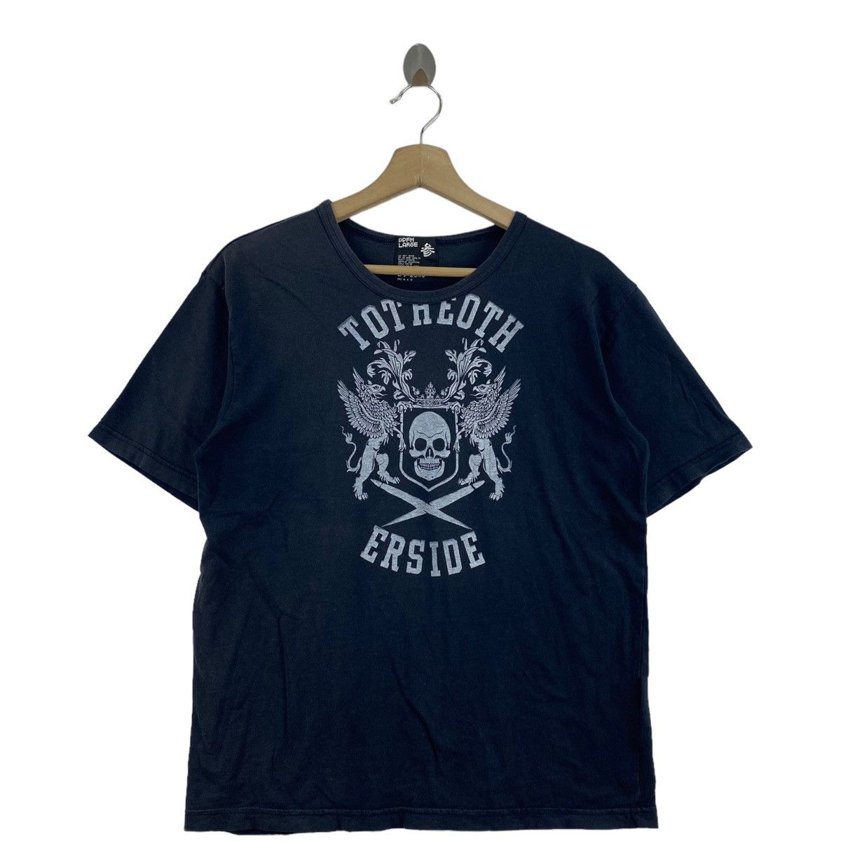 PPFM PPFM TOTHEOTH ERSIDE Logo Print Japan Punk Brand Navy Short Size US L / EU 52-54 / 3 - 1 Thumbnail