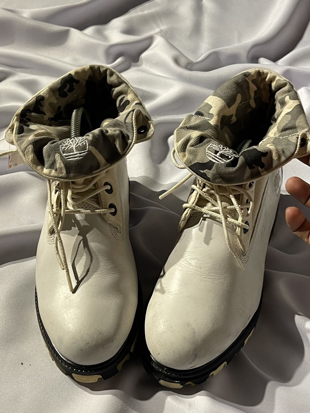 Timberland TIMBERLAND BOOTS WHITE CAMO Size US 7.5 / EU 40-41 - 10 Thumbnail