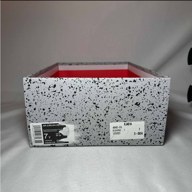 Jordan Brand × Nike Size 7 - Nike Air Jordan 4 Retro GS Red Thunder Men's Shoes Size US 7 / EU 40 - 9 Thumbnail