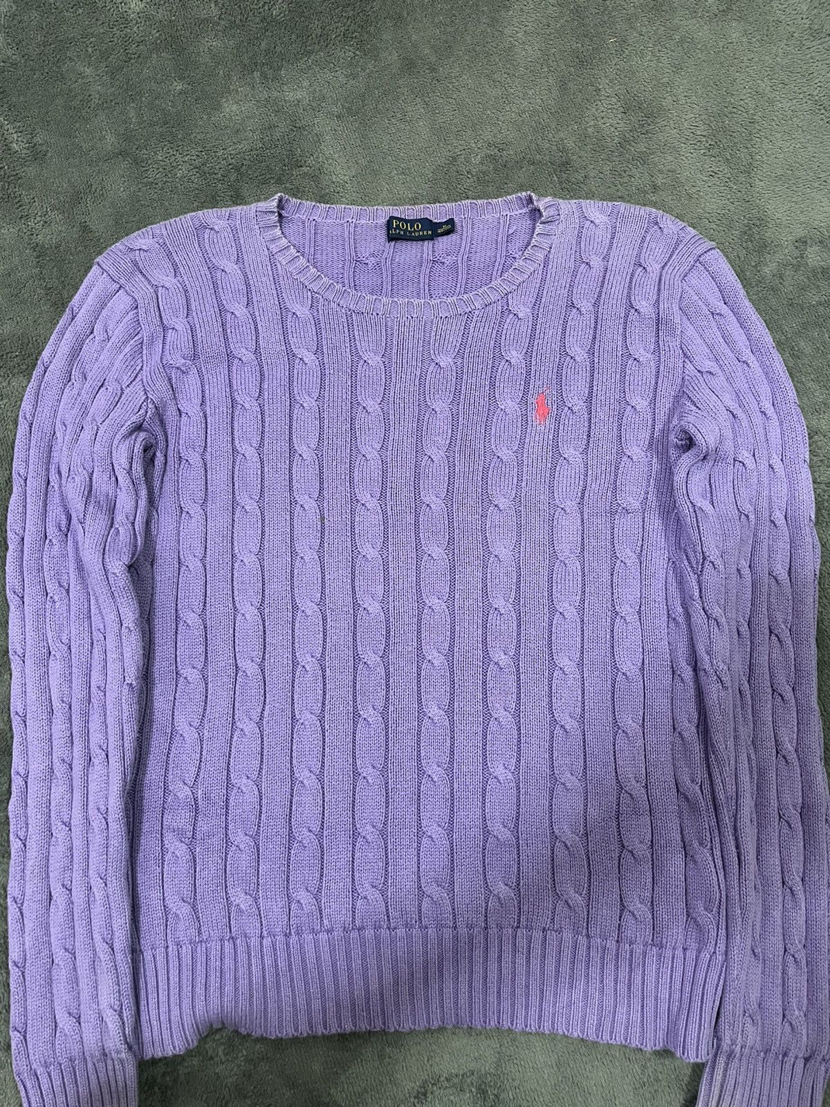 Polo Ralph Lauren Polo Ralph Lauren Cable Knit Sweater Size M / US 6-8 / IT 42-44 - 1 Thumbnail
