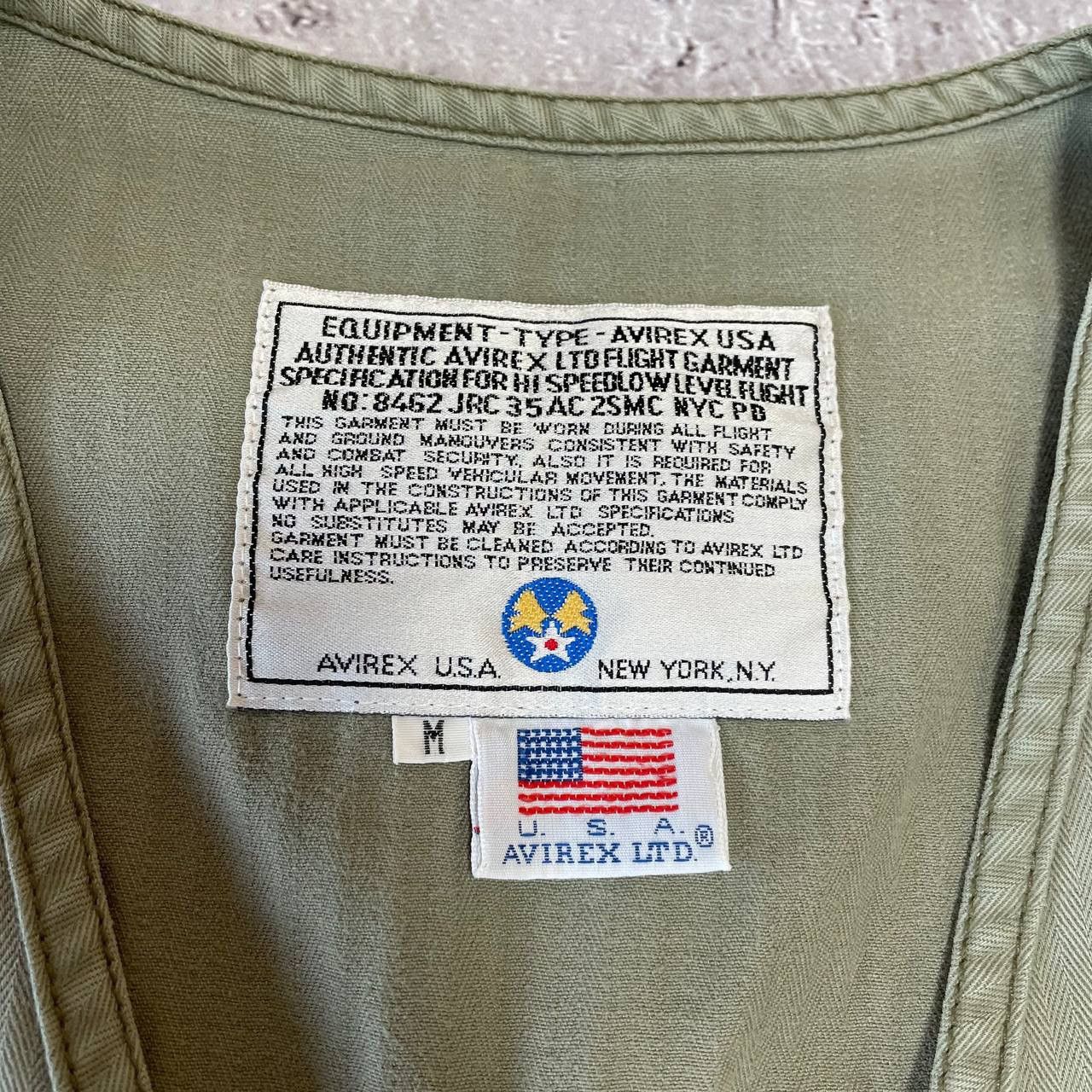 Avirex × Vintage Avirex military vest Japanese style Made in USA size M Size US M / EU 48-50 / 2 - 8 Thumbnail