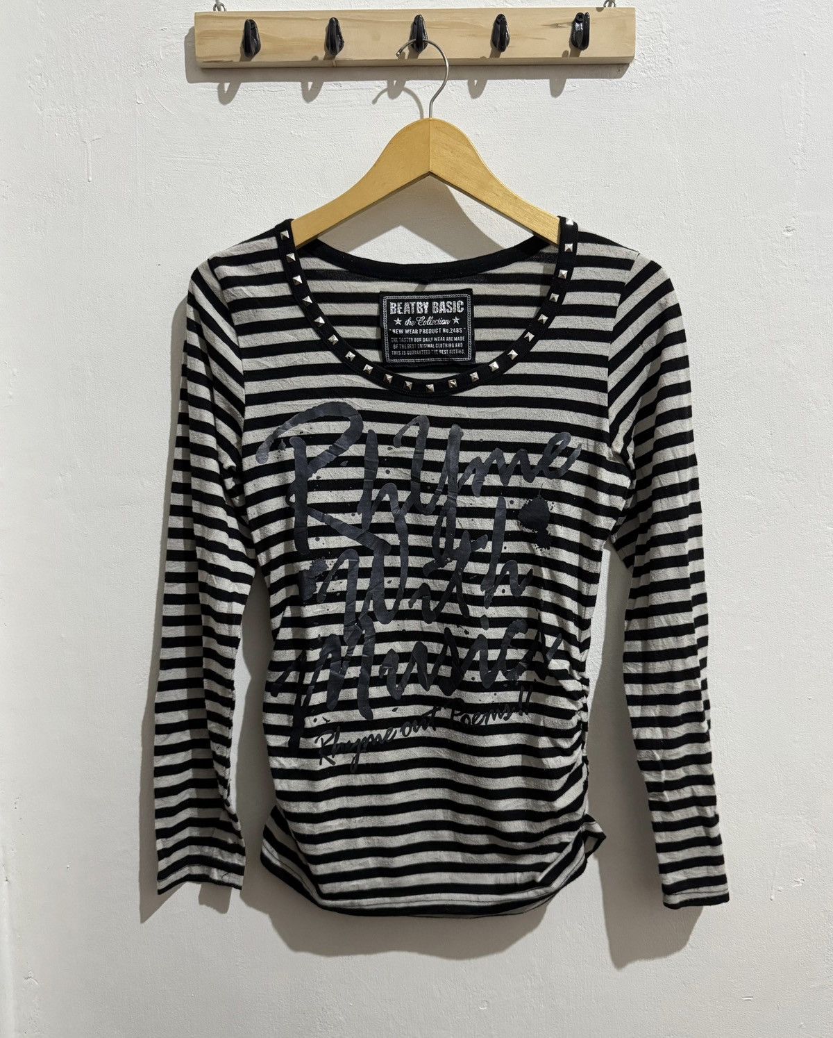 Hysteric Glamour Y2k Beatby basic studded ifsixwasnine longsleeve Size L / US 10 / IT 46 - 1 Thumbnail