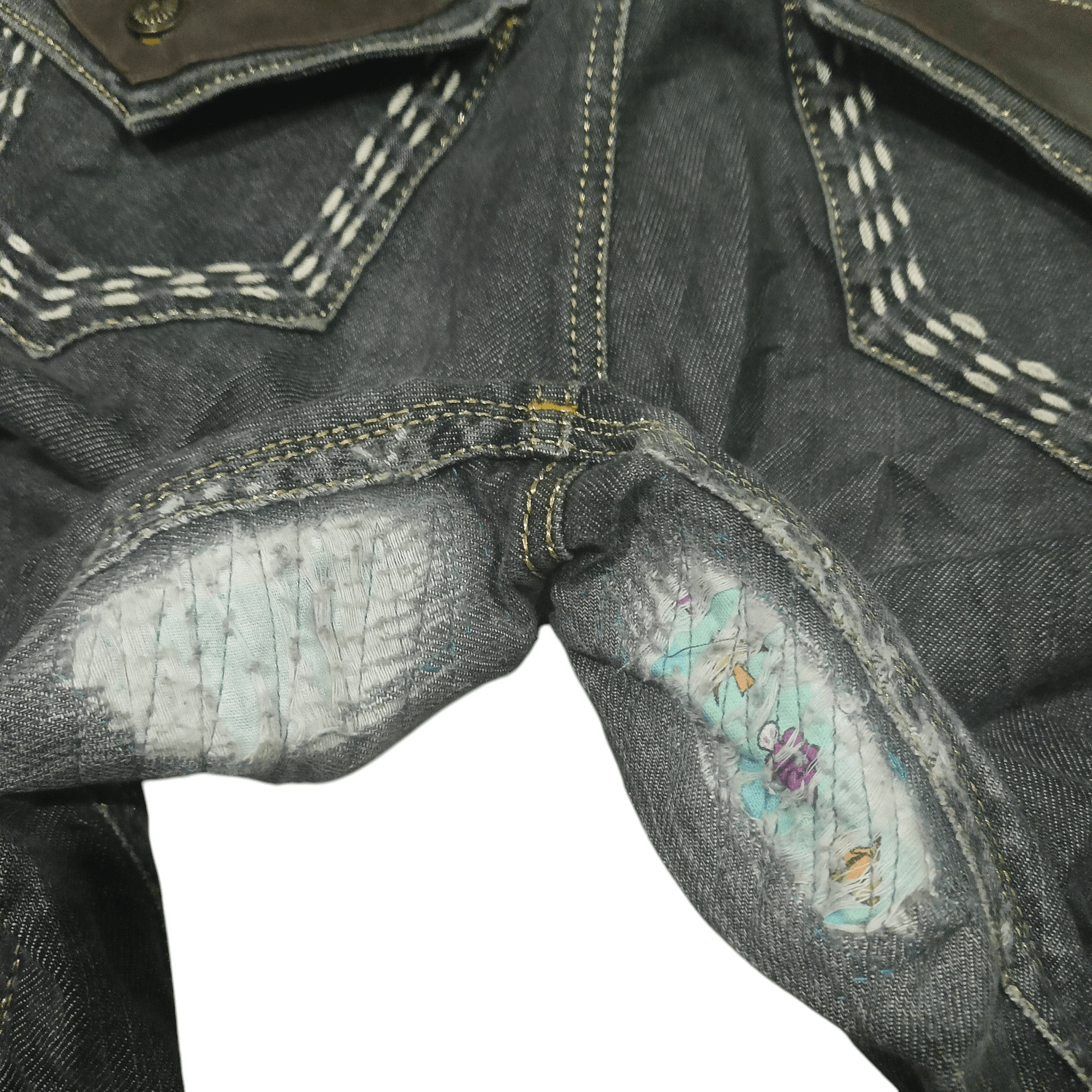 Japanese Brand Distressed Bootcut M.A. Japanese tribal pocket design Jeans Size US 28 / EU 44 - 12 Thumbnail