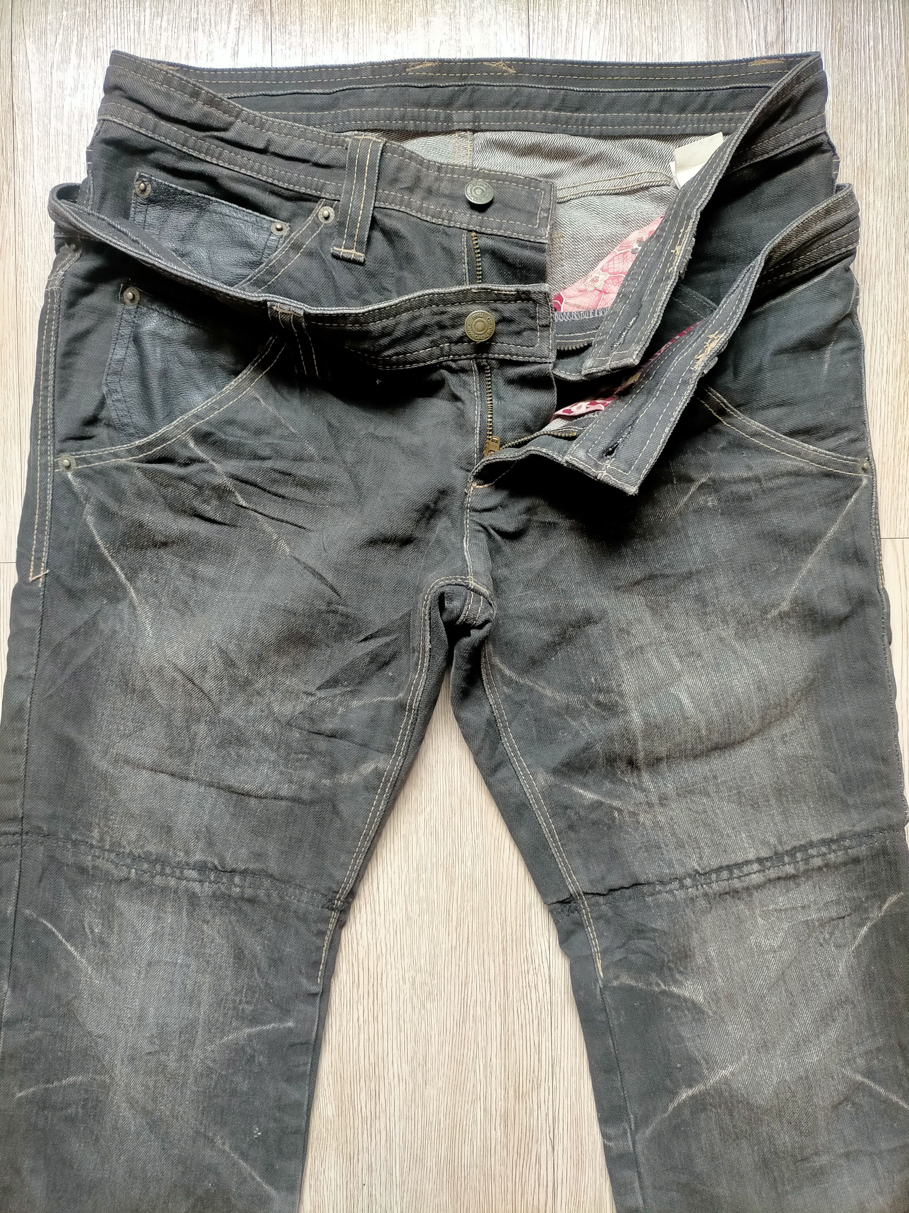 PPFM PPFM Double Waist Japan Black Jeans Size US 32 / EU 48 - 9 Thumbnail