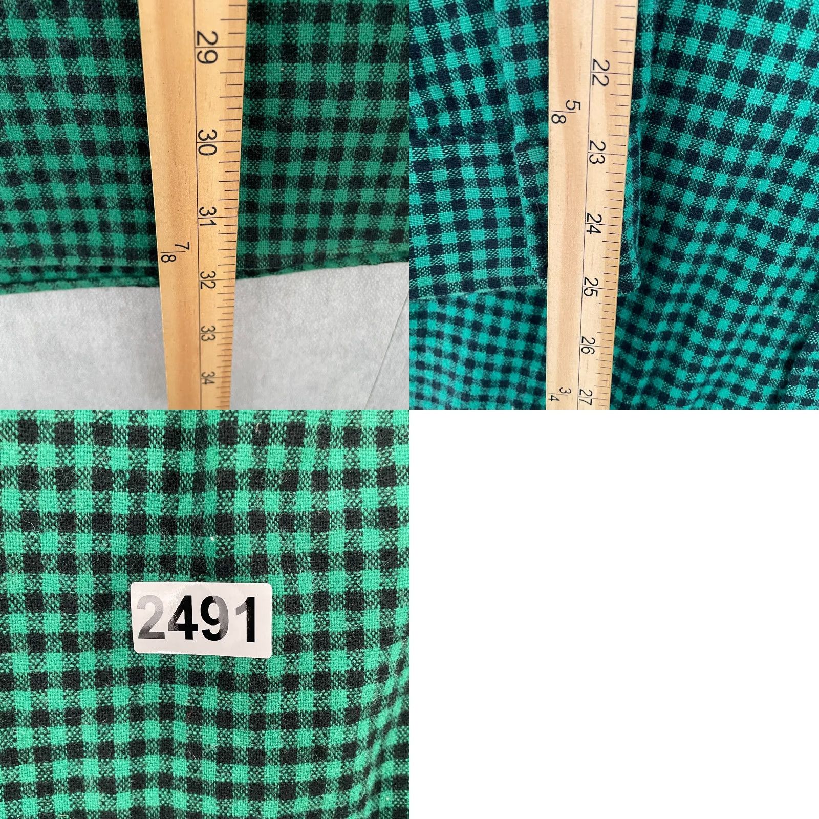 Vintage VINTAGE L.L. Bean Flannel Shirt Adult XL Green Plaid Wool Blend 70s 80s Lumberjack Button-Up Long Sleeve Men's Shirt Size US XL / EU 56 / 4 - 8 Thumbnail