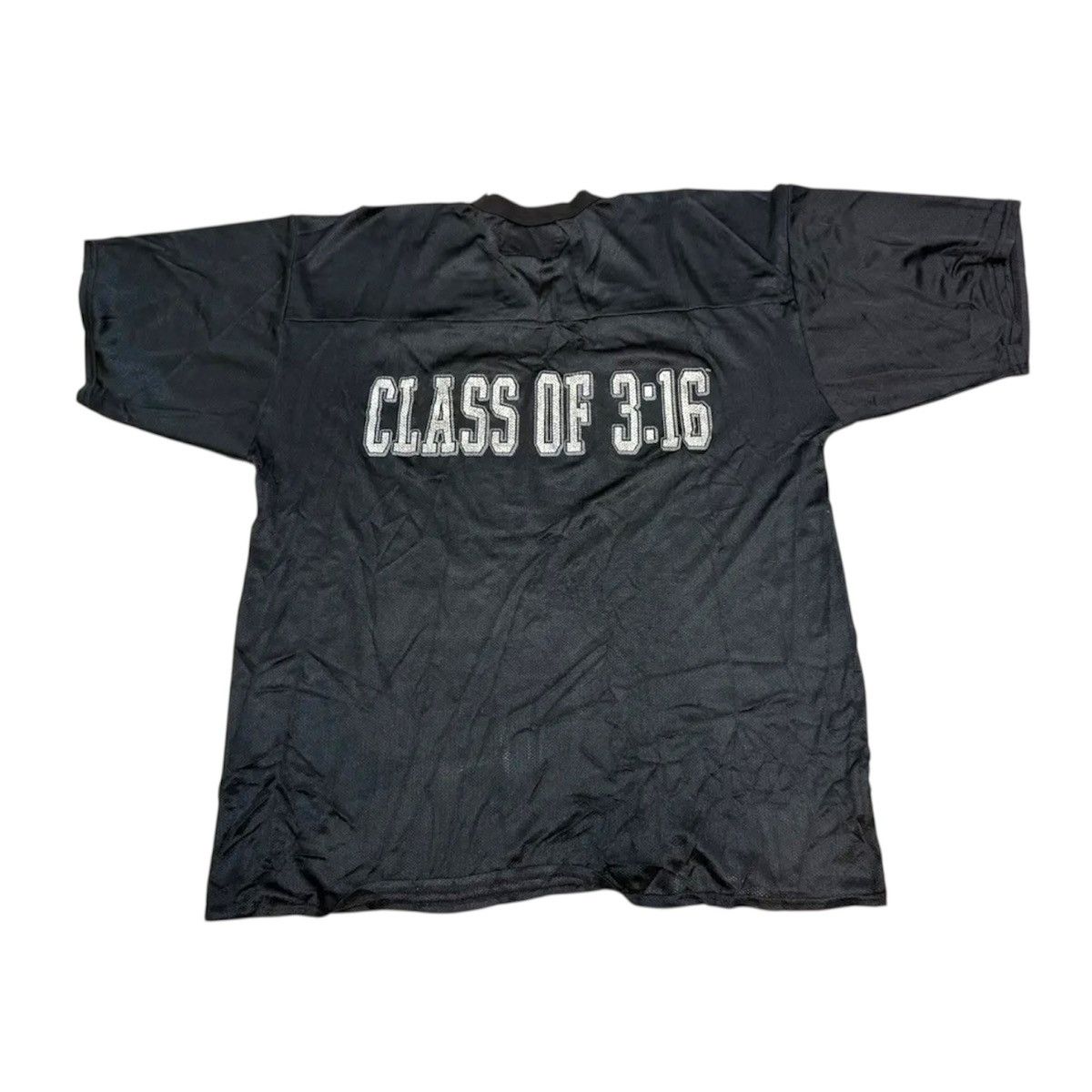 Vintage Vintage 90s WWF Stone Cold University Trinity Jersey Size US XL / EU 56 / 4 - 2 Thumbnail