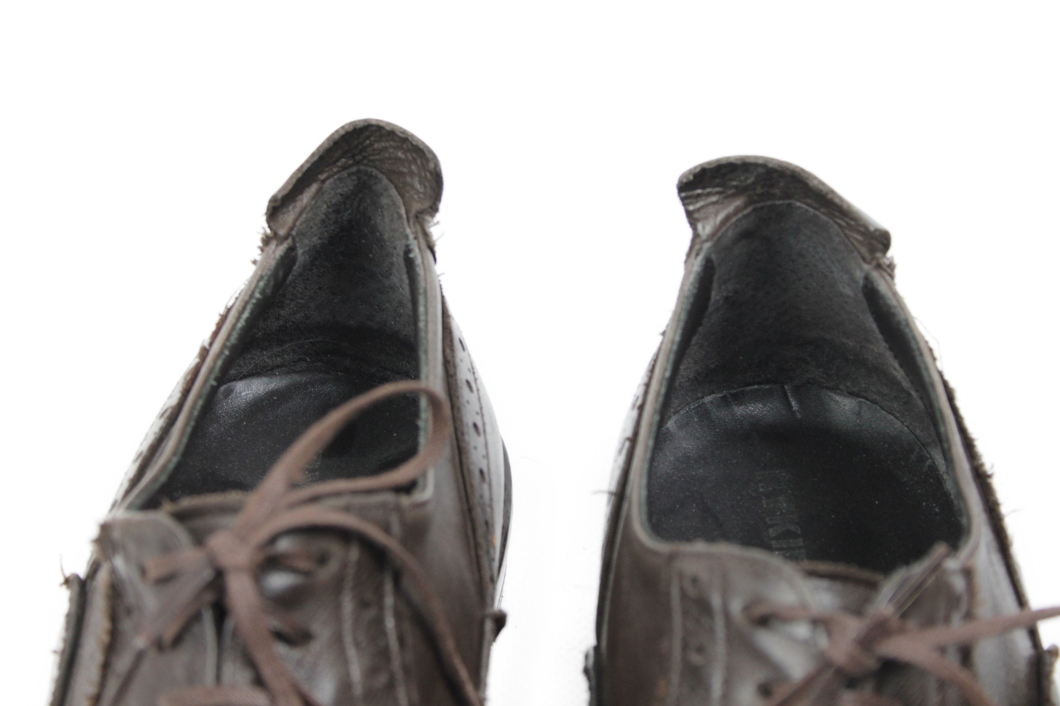 Sonia Rykiel Leather Grunge Brogue Size US 9 / EU 42 - 11 Thumbnail
