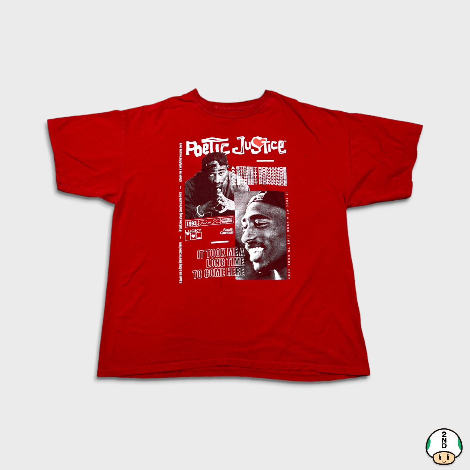 Makaveli × Vintage 2020 Tupac Shakur T Shirt Poetic Justice Short Sleeve Tee Size US XXL / EU 58 / 5 - 1 Thumbnail