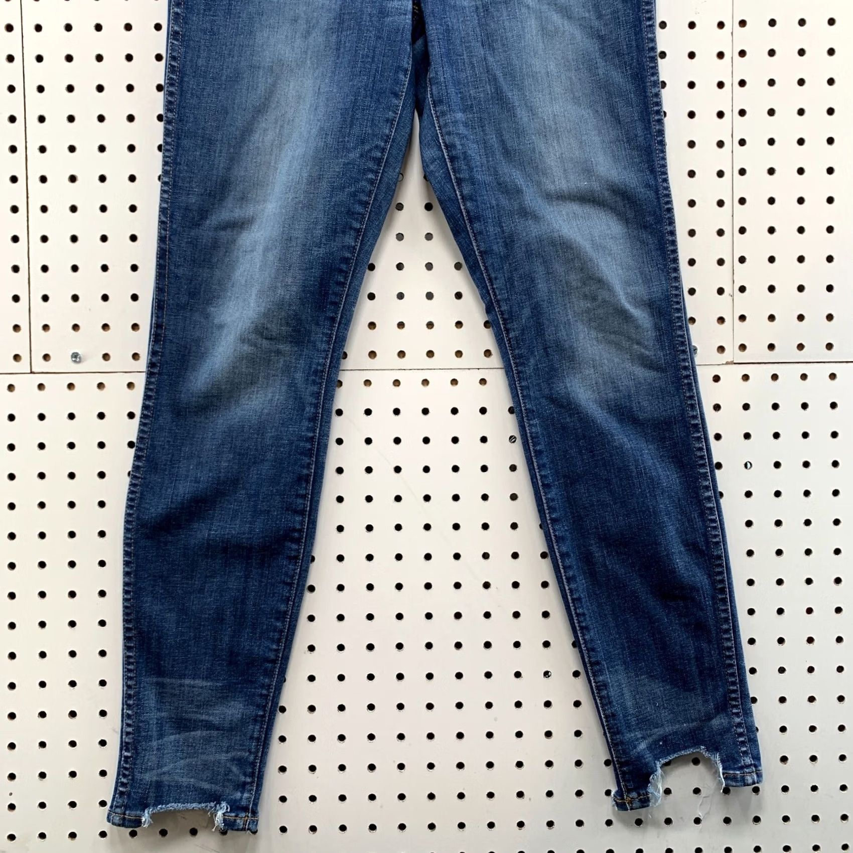 Madewell Madewell Skinny Blue Denim Jeans Women Size 27 High Rise Button Fly 28x28.5 Fits 28 Womens Jeans Middle Rise Blue Skinny Size 27" / US 4 / IT 40 - 5 Thumbnail